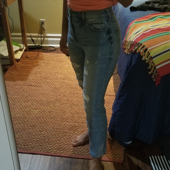 Pacsun - Rework Blue Patch and Repair Retro Jeans - Picture 10 of 10